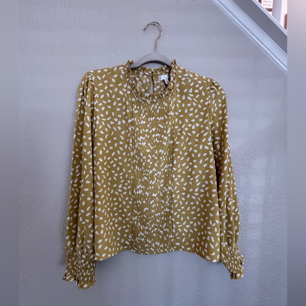 Abound pleated blouse